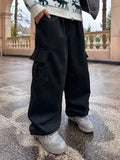Fluffy Suede Cargo Pants