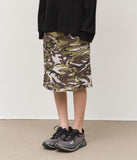 (W) Ruffle Camo Skirt