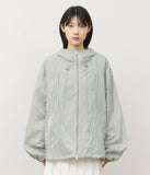 Hash Pintuck Windbreaker