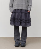 (W) Cleo Chiffon Skirt Pants
