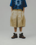 Pleated Volume Half Pants