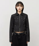 (W) May Rivet Denim Jacket