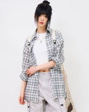 Phaidon over check shirt