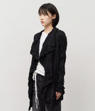 (W) Raven Wrinkled Cardigan