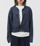 Sun Linen Cut Off Jacket