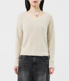 (W) Angora Neck Top