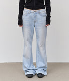(W) Pulse Light Bootscut Denim