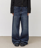 Flush Wide Washed Denim