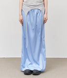 (W) Oslo Silk Long Skirt