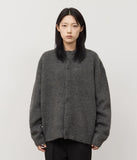 Antis Alpaca Cropped Cardigan