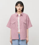 Pine Cropped Check Shirt