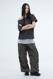 Slogan Cargo Trousers