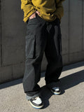 Beams Over Cargo Denim Pants
