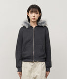 (W) Miko Fur Zip Hoodie