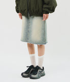 (W) Lit Denim Skirt