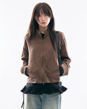 Jasper minimal zip-up jacket