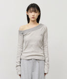 (W) Butter Striped Top