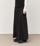 (W) Nut Maxi Striped Skirt