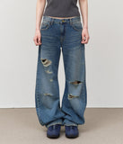 (W) Solution Curved Denim
