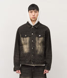 Melton Striped Denim Jacket