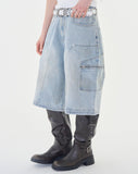 Roma carpenter denim bermuda pants