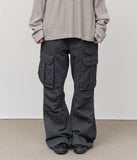Dyed Stud Cargo Pants