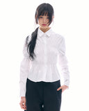 Leona shirring blouse