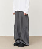 Taper Pintuck Banding Trousers