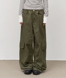 Burning Washed Cargo Pants