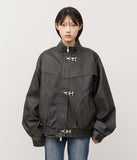 Hook Washed Leather Jacket