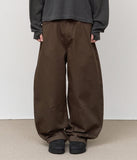 Gun Dart Curved Cotton Pants