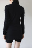 Sleeve shirring polar tee