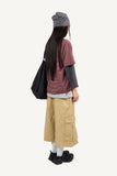 Striped pocket short-sleeve T-shirt