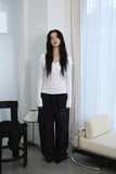 Studded pier wide pants
