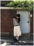 Log Crop Stripe Long Sleeve