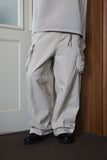 Curved cargo pants