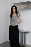Wayne Frill Lace Sleeveless