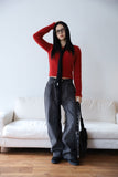 Two-way off-shoulder knit