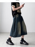 Lumos Pintuck Bermuda Denim