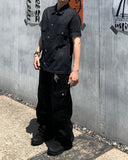 Vintage Dyeing Cut Cargo Pants