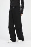 Baek bijo rivet cotton pants