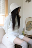 Weup shoulder slit knit