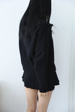 Hoodie shawl wrap cardigan