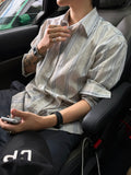Quad Stripe Linen Shirt
