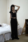 Summer High Wrap Crop Tee