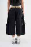 Ocean Pintuck Bermuda Pants