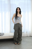 Wrap Skirt Nylon Pants