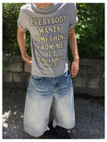 From Me Lettering Crop Short Sleeve T-Shirt