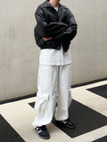 Bolt-Rivet Cargo Cotton Pants