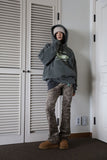 Harry pigment quilted jumper